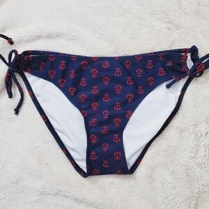 New Anchor Print Bikini Bottom- Size M (smaller fit)